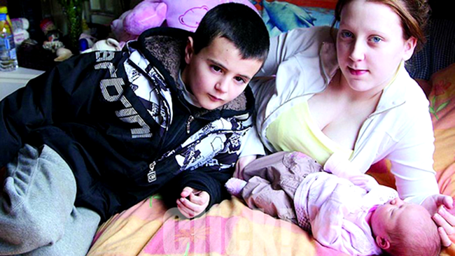 chantelle, alfie si maisie