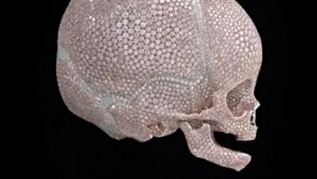 Craniul unui copil, bijuteria cu diamante a controversatului Damien Hirst