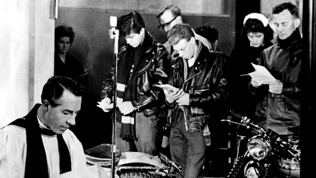 Rockeri la biserică