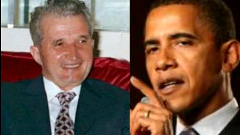 Barack Obama, comparat cu Nicolae Ceausescu!