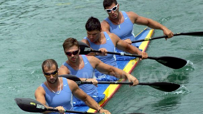 Echipajul de kaiac 4, format din Ionel Gavrilă, Ștefan Vasile, Toni Ioneticu și Traian Neagu