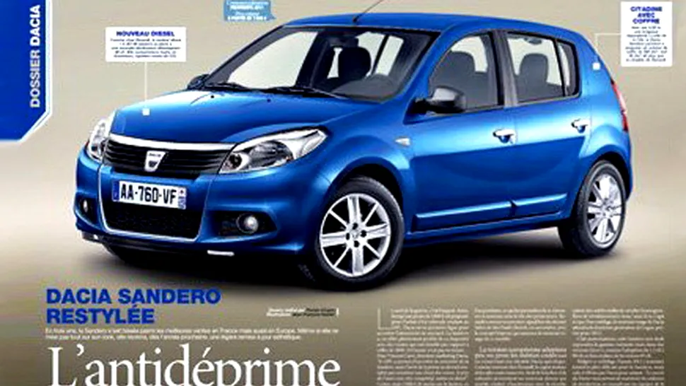Cum va arata Dacia Sandero in 2013