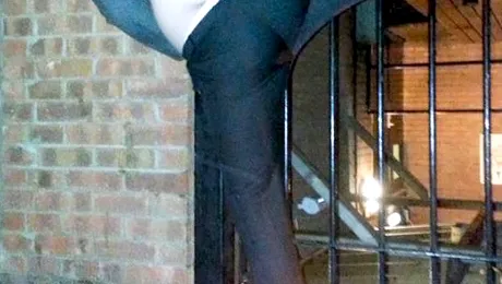 POZA ZILEI: A rămas agățat de o poartă după ce a încercat să o escaladeze