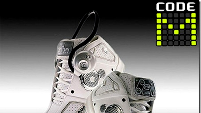 pantofi cu sistem audio