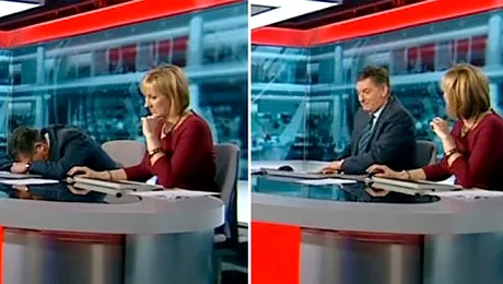 Un prezentator BBC a adormit la pupitru (Video)