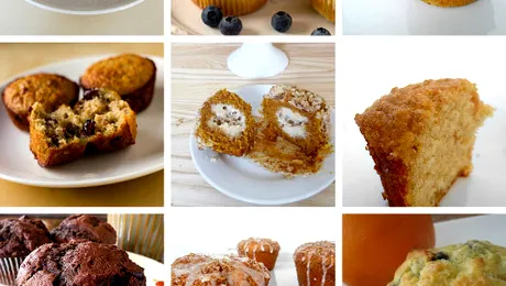 12 rețete de muffins (brioșe)