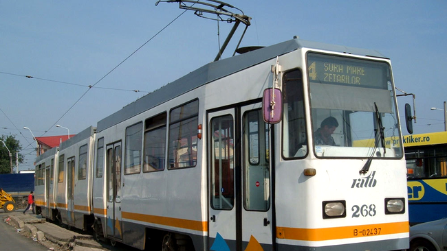 Tramvaiul 4 isi reia traseul dintre Sura Mare si Zetarilor
