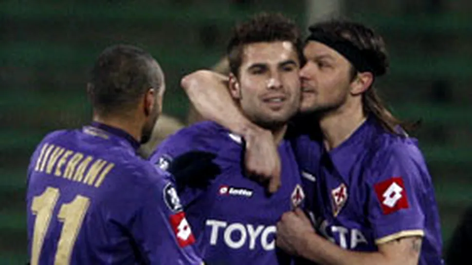 Mutu a marcat doua goluri pentru Fiorentina
