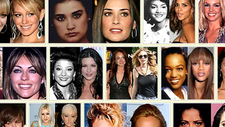 Celebritati cu fete noi, dar dupa operatii estetice