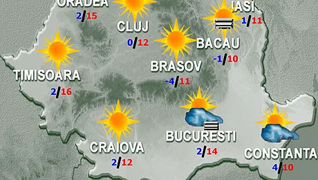 Vremea Apropo.ro: Ziua e toamna, iar noaptea e iarna