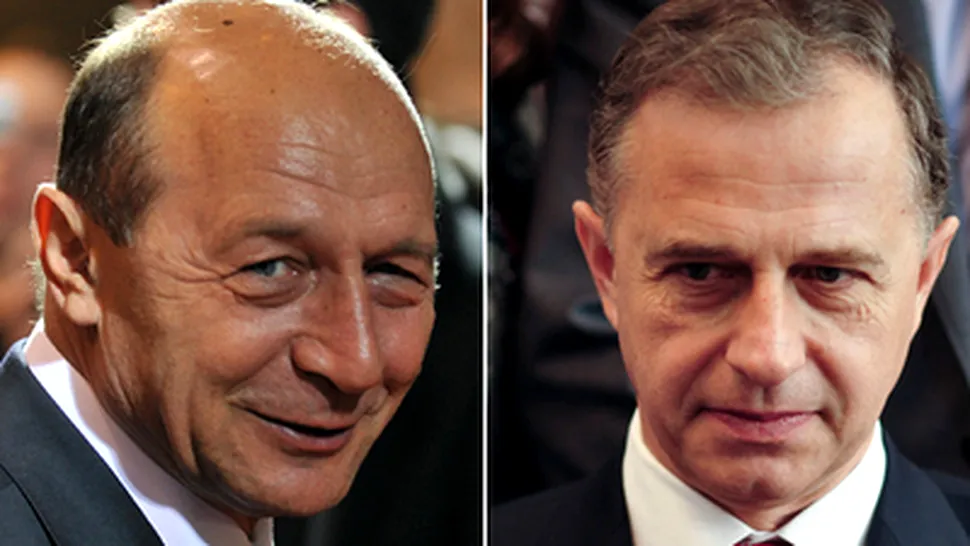 Basescu mai avanseaza cu 273 de voturi in fata lui Geoana