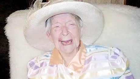 Eunice Sanborn, cea mai batrana femeie din lume, a murit