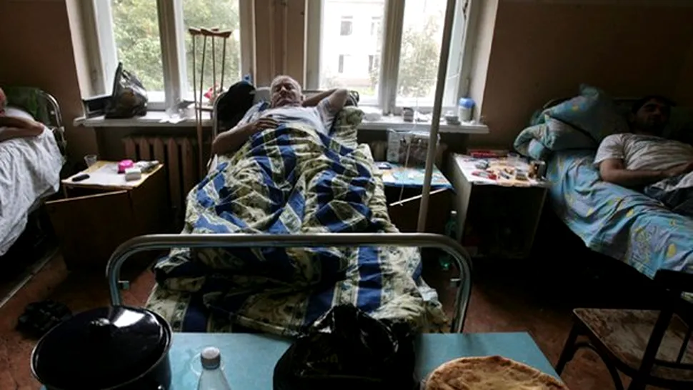 Aproape 10% din spitalele rusesti nu au apa curenta