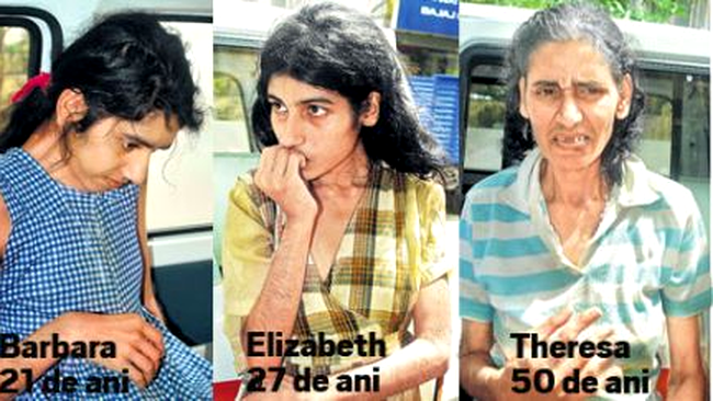 Barbara (21 de ani), Elizabeth (27 de ani) si Theresa (50 de ani)