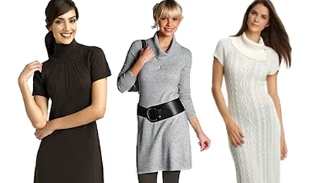 Puloverul-rochie, trendul calduros al iernii