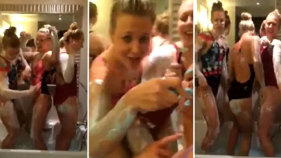 Fetele din lotul naţional al Austriei, ”orgie” în baie! VIDEO