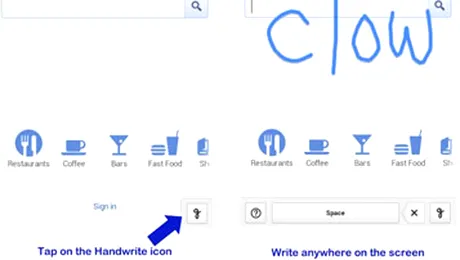 Google permite scrisul de mână, în căutări (Video)