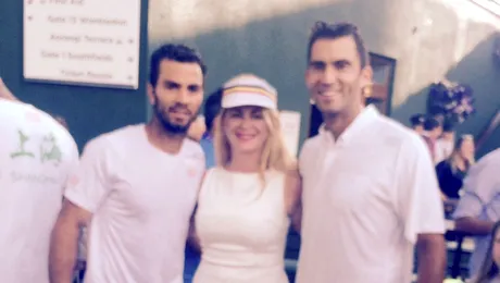 Delia Antal l-a susţinut sâmbătă pe Horia Tecău!