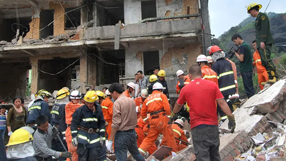 China: Bloc de locuințe prăbușit, în urma unei explozii