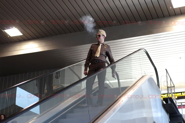 Se fumează în aeroport