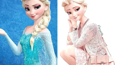 Fabulos! Cum arată personajele Disney îmbrăcate în haine de stradă!