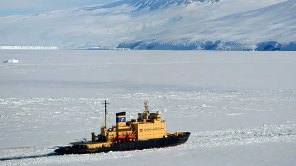 Un vulcan activ a fost descoperit în Antarctica, sub 1.000 m de gheață