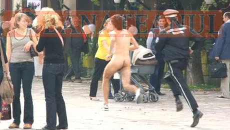 A alergat gol pusca, in speranta ca va vorbi cu Basescu