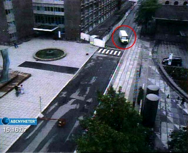 Dubita alba in care Breivik a plasat bomba