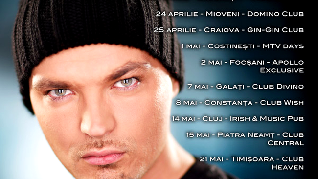 Afisul concertelor lui Puya