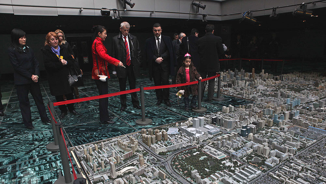Primarul Oprescu a vizitat si Centrul de planificare Urbana din Beijing (Beijing Planning Exhibition Museum)