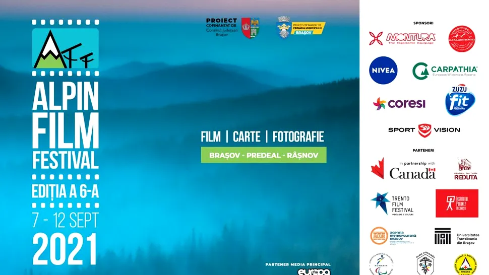 A 6-a ediție Alpin Film Festival are loc până pe 12 septembrie, la Brașov, Predeal și Râșnov