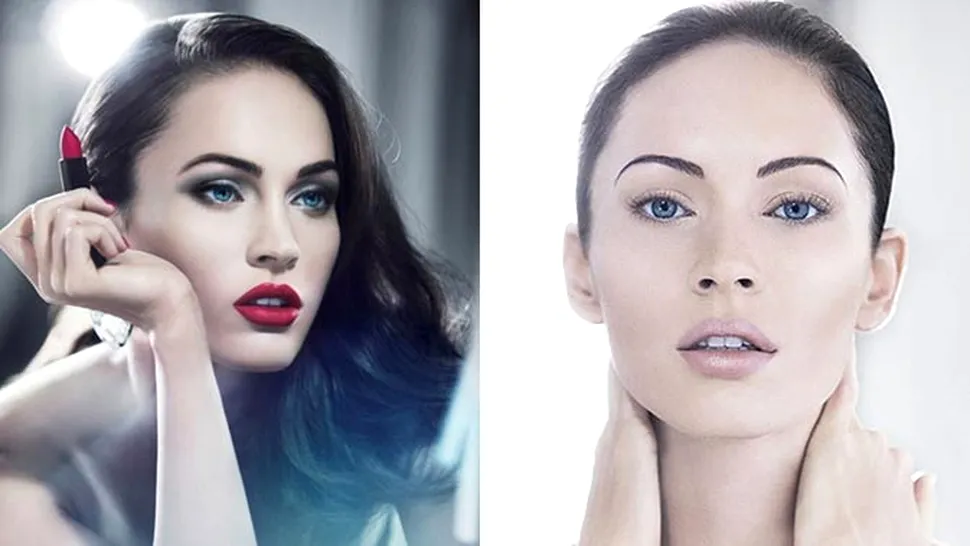 Megan Fox, schimbare spectaculoasa pentru Armani Cosmetics
