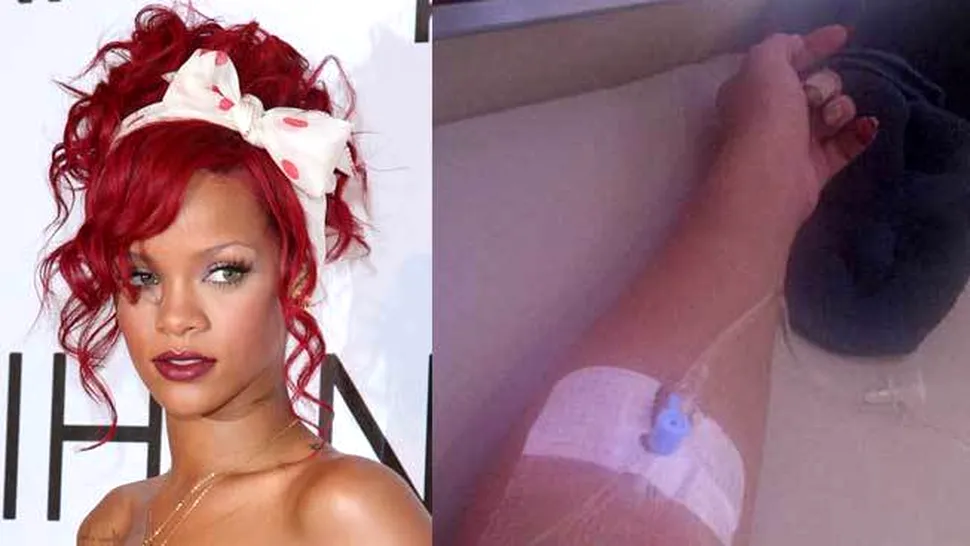 Rihanna, spitalizata de urgenta in Suedia