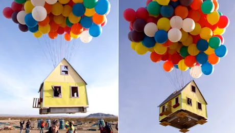 National Geographic a construit casa din filmul artistic „Up!”