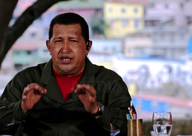 Hugo Chavez, pe vremea cand era sanatos sau macar avea par pe cap