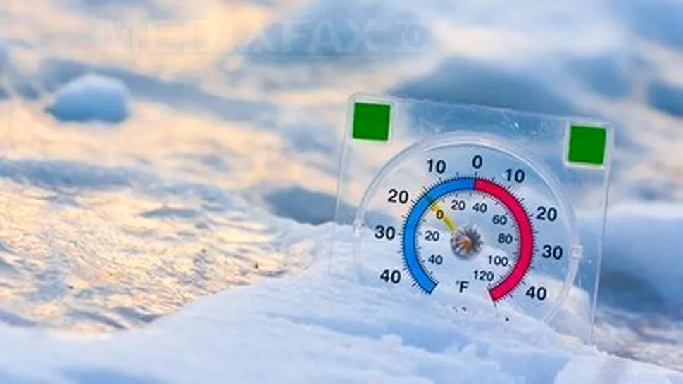 Vreme geroasă: Temperaturi de minus 28,7 grade Celsius la Întorsura Buzăului