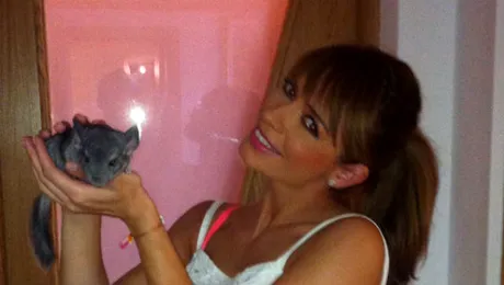 Magda Pălimariu a primit de la iubitul ei o chinchilla