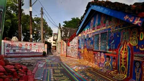 Satul Curcubeu exista, in Taiwan (Poze)