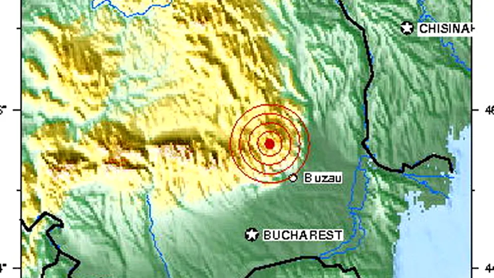 Un cutremur de 4,8 grade s-a resimtit in Bucuresti