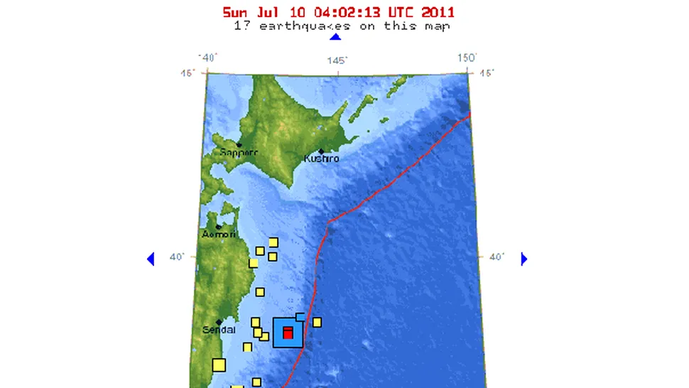 Cutremur cu magnitudinea 7,1, in Japonia