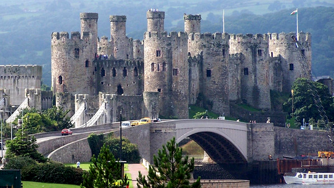 Conwy Castle. Wales.
