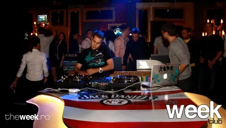 DJ Splyce a adus atmosfera de la Hollywood in The Week!
