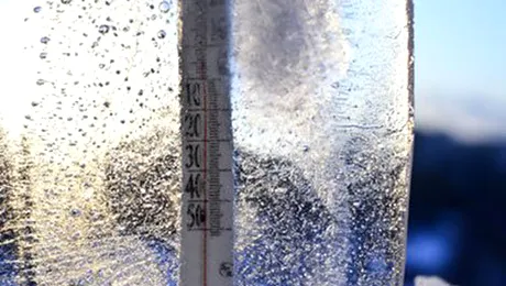 La Întorsura Buzăului s-au înregistrat minus 27 de grade Celsius