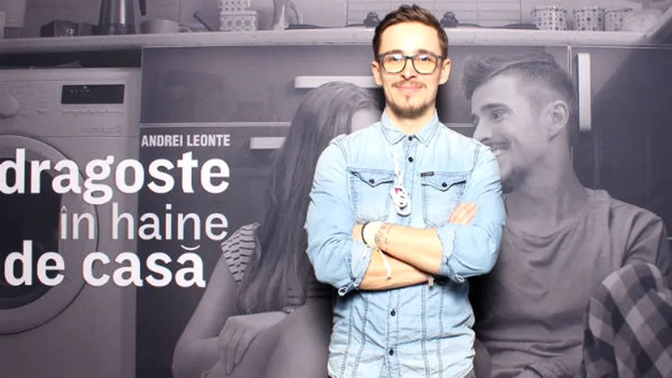 Andrei Leonte a lansat videoclipul-scurtmetraj „Dragoste în haină de casă” 