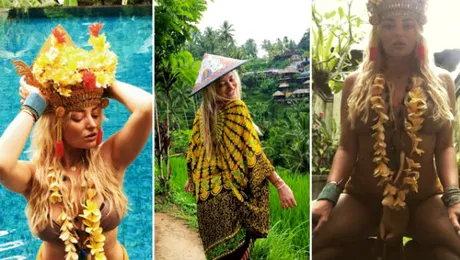 Imagini incredibile din vacanţa exotică a Deliei! FOTO