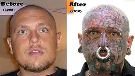 Unde nu-i cap, sunt multe tatuaje… pe cap! (poze)