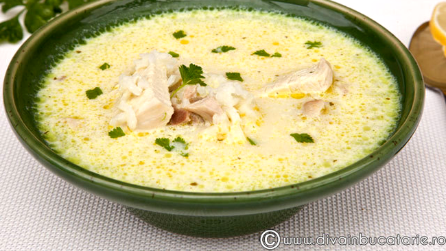 ciorba de pui a la grec