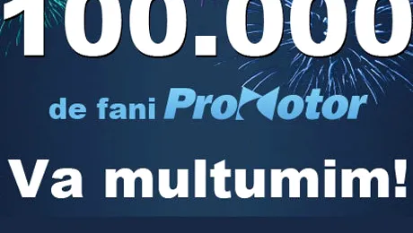 ProMotor si-a premiat fanii pe Facebook