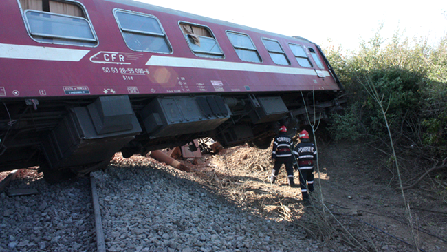 Accident feroviar langa Craiova