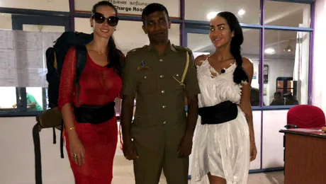 Iuliana Luciu şi Margherita de la Clejani au ajuns la poliţie în Sri Lanka